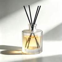 Bouteille diffuseur de parfum en verre vide en gros, 170 ml, transparente, épaissie, anti-chute, pour parfum d'ambiance, avec logo personnalisé et emballage couleur