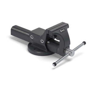 F22FABL11650039 banco professionale in acciaio morsa 120 mm apertura a ganascia 150 mm Base girevole in ferro per uso industriale OEM personalizzabile - Product Image 1