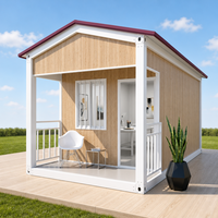 Maison mobile préfabriquée à assemblage rapide, appartement modulaire en kit, structure en panneaux sandwich en acier, installation rapide, maison en acier galvanisé