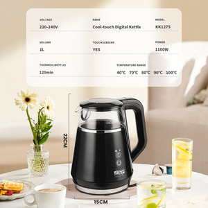 DSP Electric Water <b>Kettle</b> 1L Stainless Steel Touch <b>Control</b> Constant <b>Temperature</b> LED Display Home Use - Product Image 4