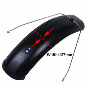 Guardabarros para Bicicleta 20X5.0, Juego de Guardabarros Delanteros y Traseros de 20 Pulgadas para Bicicleta de Montaña, Playa y Nieve - Product Image 2