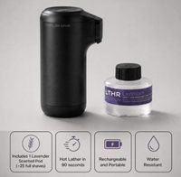 Machine à mousse chaude sans fil rechargeable pour barbier, chauffe en 90 secondes, portable, résistante à l'eau, indicateurs LED, pod de 3 oz