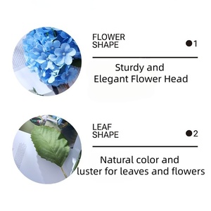 Flores Artificiales de Hortensia de Seda en Forma de Piruleta para Decoración de Bodas, Hoteles y Exteriores - Product Image 5