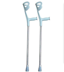 Bâton <span class=keywords><strong>de</strong></span> <span class=keywords><strong>marche</strong></span> télescopique réglable avec support pour le coude, une <span class=keywords><strong>canne</strong></span> médicale pour la thérapie <span class=keywords><strong>de</strong></span> réadaptation - Product Image 1
