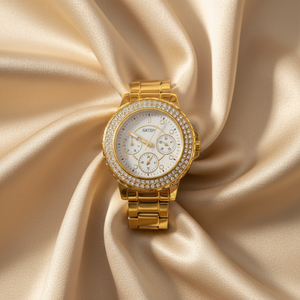 Reloj de Lujo para Mujer <span class=keywords><strong>GUESS</strong></span> GW0410L1, Diseño Ejecutivo, Esfera Analógica de 36 mm, Cristal Mineral, Brazalete de Acero Inoxidable, Cronógrafo de Cuarzo - Product Image 1