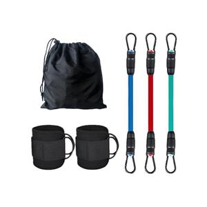 Fasce di resistenza alla caviglia portatili con polsini TPE e materiali in lattice per ginnastica Body Building glutei allenamento e allenamento - Product Image 1