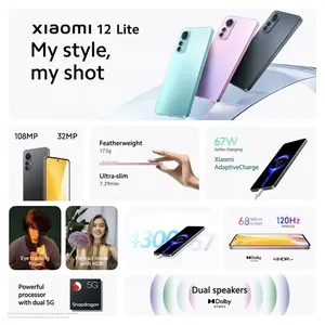 Versión Global <span class=keywords><strong>Xiaomi</strong></span> <span class=keywords><strong>12</strong></span> <span class=keywords><strong>Lite</strong></span> <span class=keywords><strong>128GB</strong></span>/256GB Snapdragon 778G Pantalla AMOLED de 120Hz Carga Turbo de 67W Cámara Triple de 108MP Teléfono Celular - Product Image 4
