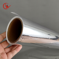 Adhesivo de vinilo autoadhesivo de PVC de Metal dorado/plateado, película de rollo de alta resistencia ecológica para plotters de corte para logotipo de muebles