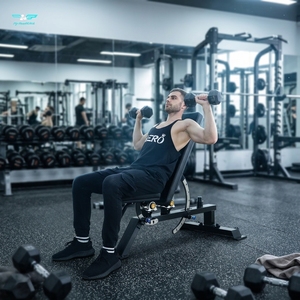<span class=keywords><strong>Banc</strong></span> de musculation en métal de haute qualité, réglable multi-angles, écologique, équipement de fitness commercial pour l'entraînement à domicile - Product Image 5