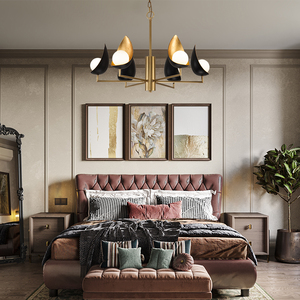 Plafonnier LED suspendu à la main en forme de nid d'oiseau, design moderne, produit en laiton, éclairage d'intérieur, luminaire décoratif de plafond, idéal pour un salon ou un hôtel - Product Image 3