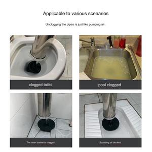 Limpiador y <span class=keywords><strong>Desatascador</strong></span> de Drenajes de Alta Presión de Acero Inoxidable Ecológico al por Mayor para Desatascar Tuberías de Inodoros y Baños - Product Image 3