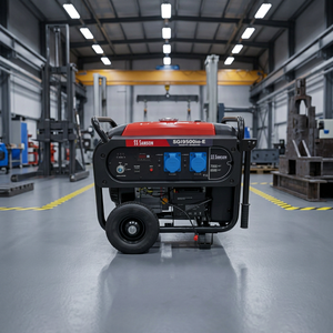 SE eamson เครื่องกำเนิดไฟฟ้าเบนซิน4จังหวะ225CC 5.5KW 230V 50Hz เครื่องยนต์ระบายความร้อนด้วยอากาศล้อแบบพกพา25L ถังน้ำมันอื่นๆ SS Samson - Product Image 2