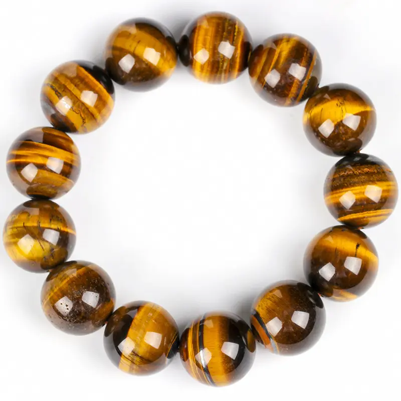healing crystal gemstone essential oil diffuser chakra reiki spiritual elastic tiger eye natural stone beads bracelet for women