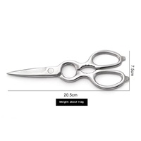 Ciseaux professionnels multifonctionnels en acier inoxydable robuste, outil de cuisine indispensable, lames ultra-affûtées, design écologique