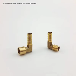 Đồng thau Ống lắp thép không gỉ 4mm-12mm ống barb 1/8 "1/4" 1/2 "3/8" BSP nối đồng Coupler Adapter OEM junyi - Product Image 3