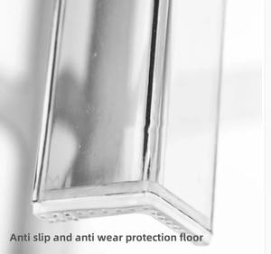 Wholesale Modern Furniture Stackable <b>Plastic</b> High <b>Chairs</b> Transparent <b>Clear</b> Acrylic Bar Stools for Kitchen - Product Image 5