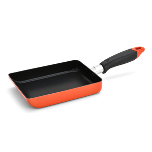 Nhà bếp <span class=keywords><strong>mini</strong></span> tamagoyaki Chảo chống dính màu cam Bakelite xử lý 13cm hình vuông Pancake <span class=keywords><strong>Pan</strong></span> - Product Image 1