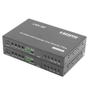 10KM-20KM monomode 4K HDMI <span class=keywords><strong>KVM</strong></span> sur <span class=keywords><strong>IP</strong></span>/Fiber Extender HDCP2.2 compatible POE & 3D & Audio intégré - Product Image 6