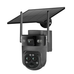 กล้องวงจรปิดพลังงานแสงอาทิตย์ ซูม 15 เท่า สำหรับภายนอกอาคาร ความคมชัดสูง หมุนได้ ปรับมุมได้ มองเห็นภาพสีในเวลากลางคืน พร้อมระบบสื่อสารด้วยเสียง บันทึกข้อมูลบนคลาวด์ - Product Image 1