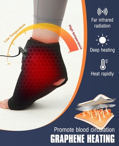 Nước nóng mắt cá chân bọc hỗ trợ ấm trị liệu nén cho mắt cá chân bong gân điều trị, Chủng, viêm khớp, sưng chân và cơ bắp phục hồi - Product Image 4