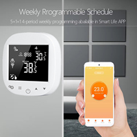 Mejor nuevo Digital inteligente programable inalámbrico agua/calefacción eléctrica WiFi habitación termostato App Control con Sensor remoto