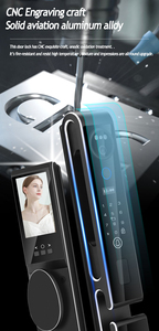 얼굴 지문 인식 코드 카드로 비디오 통화 키 Tuya APP 원격 제어 멀티 잠금 해제 방법 S66Max 스마트 잠금 - Product Image 3