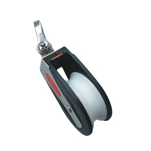 304 in acciaio inossidabile cavo marino singola puleggia 6-8mm blocco girevole in Nylon guaine 40mm sartiame nave Kayak Yacht barca Hardware - Product Image 4