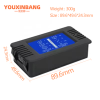 Testeur de batterie multifonctionnel, compteur Coulomb, compteur de courant et de tension, compteur d'électricité, compteur de puissance et de consommation d'énergie