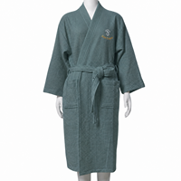 Peignoir de bain hautement absorbant pour hôtel et spa, avec col kimono, vêtements de nuit pour femmes, service ODM pour toutes les saisons