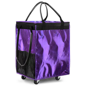 Easy-to-Disassemble <b>Foldable</b> Cargo Electric-Bike Trailer Convenient Folding Wagon Camping <b>Cart</b> For Transporting Items - Product Image 1