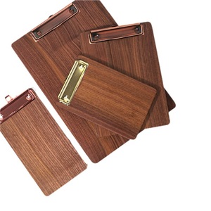 Portamenús de Madera Maciza de Nogal Negro con Impresión de Logotipo, Tablero de Madera Retro A4 para Cafetería o <span class=keywords><strong>Restaurante</strong></span> - Product Image 4