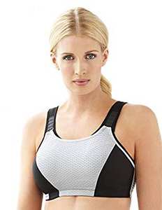 Soutien-gorge de sport à fort impact pour femmes rembourré zippé - Product Image 2