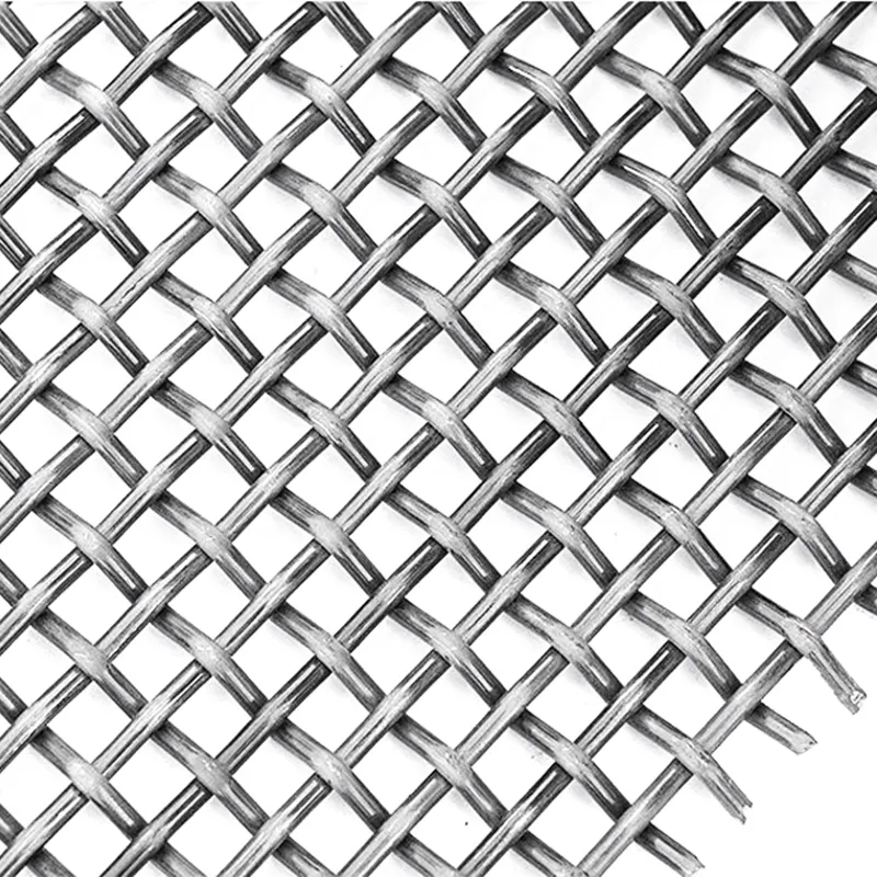 Factory Aluminum Decorative Wire Mesh/Metal Decorative Screen/Flat Single Crimp Decorative Wire Grille