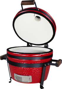 SEB Gril à charbon de bois professionnel rouge de 16 pouces Cuisine extérieure Jardin <span class=keywords><strong>Barbecue</strong></span> sans fumée - Product Image 3