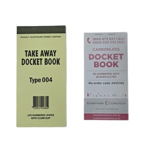 Blocco <span class=keywords><strong>Ricevute</strong></span> Rosso per Ospiti, Scontrini per Camerieri di Hotel e Ristoranti, Blocco da Cucina 1 velo, Scontrino Autocopiante, Formulare Ordini, Fattura - Product Image 4