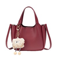 Sac fourre-tout rétro en PU pour femme, design classique, style luxueux, grande capacité, sac à bandoulière en polyester pour le travail avec boucle magnétique