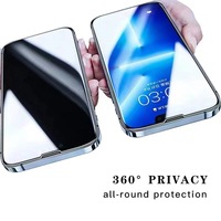Protection d'écran en verre trempé anti-reflet à 360 degrés, dureté 9H, 2.5D Radian, haute transparence pour 16 Pro/17