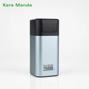 Kara Manda haute qualité 4680 voiture jauge batterie externe pour Tesla grande capacité 25000mAh batterie externe charge rapide Portable batterie externe