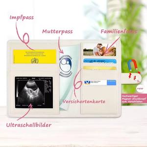 Nouvelle arrivée personnalisé u-book certificat de vaccination couverture femmes enceintes matériau écologique sac de sport maternité bûche couverture - Product Image 4