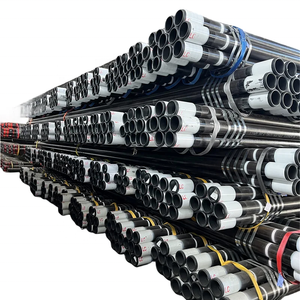 API 5CT <span class=keywords><strong>N80</strong></span> L80 обсадная труба круглая секция нефтяной трубы с муфтой BTC для буровых и масляных/котельных/жидкостных трубопроводов длиной 12 м - Product Image 1