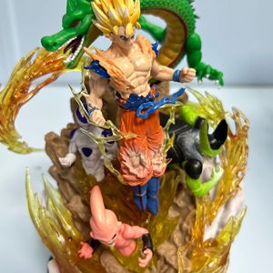 Figura de Anime de Alta Calidad de 20 cm, Modelo de Escena de <span class=keywords><strong>Dragon</strong></span> <span class=keywords><strong>Ball</strong></span>, <span class=keywords><strong>Super</strong></span> Saiyan Goku, Buu, <span class=keywords><strong>Cell</strong></span>, Frieza, Figura de Acción de Anime, Juguete - Product Image 3