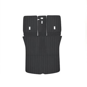 Pour Tesla modèle Y <span class=keywords><strong>TPE</strong></span> tapis de coffre <span class=keywords><strong>Tpe</strong></span> doublures de cargaison arrière pour modèle 3 Highland Oxford couverture de dossier de siège tapis de coffre protecteur de dossier de siège - Product Image 2