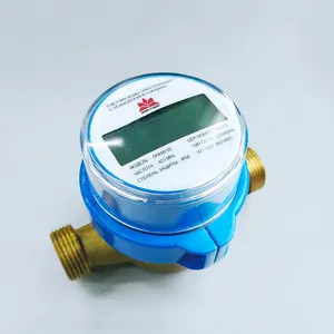 Medidor de agua doméstico/medidor de flujo único sin válvula, control inteligente de agua con módulo LORAWAN