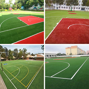 Thể thao ngoài trời cỏ nhân tạo Turf/bóng rổ/padel/sân tennis màu xanh lá cây màu xanh đỏ 10mm 12mm - Product Image 6