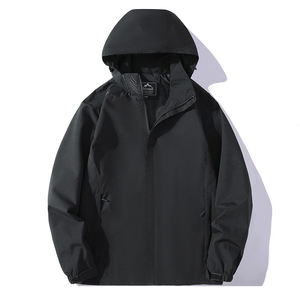 Manteau d'automne pour homme, veste fine imperméable, trench-coat de montagne pour couple, tissu résistant aux rayures et à l'usure, simple. - Product Image 1