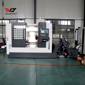 Wojie giá rẻ giá tck50a nghiêng giường <span class=keywords><strong>CNC</strong></span> <span class=keywords><strong>Lathe</strong></span> cho các bộ phận chính xác chế biến - Product Image 1