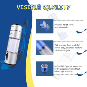 Vaso Portátil de Agua Rica en Hidrógeno, 2200 mAh, Pantalla Táctil OLED, Carga Tipo C - Product Image 1