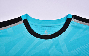 Conjuntos Deportivos Unisex para Adultos, Talla Grande, 100% Poliéster, Secado Rápido, Transpirables, 220G, Impresión por Transferencia de Calor, Disponibles en Stock, Color Azul - Product Image 2