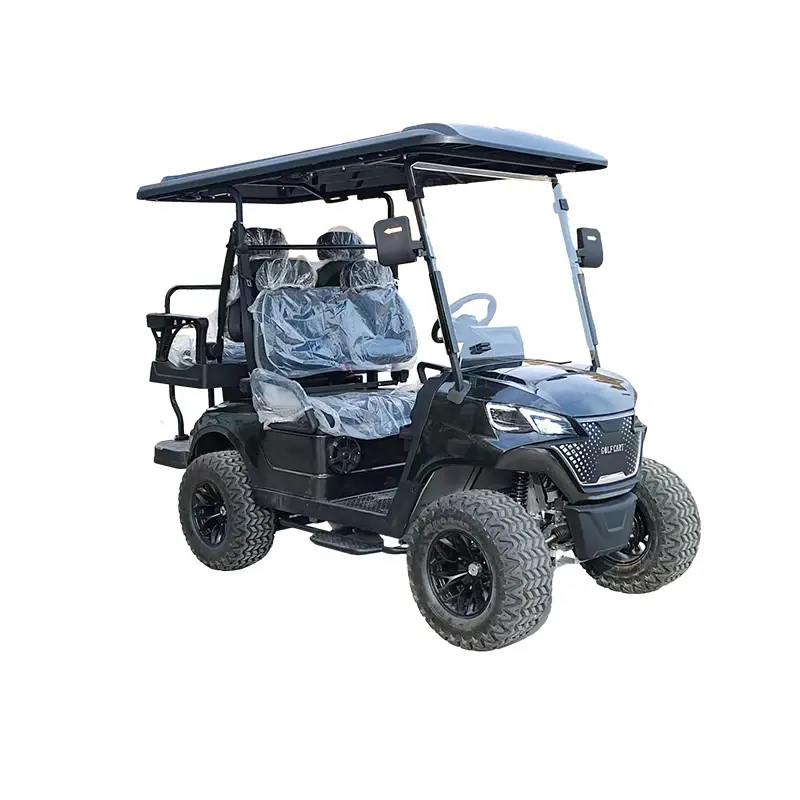 Nouveau moule tout-terrain chariot de golf électrique bon marché 4 places chariot de golf 4x4 d'occasion