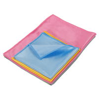 Chiffon de nettoyage intérieur de voiture en microfibre tricotée douce, super absorbante, écologique, 40x40cm, double face, chiffon de détail court